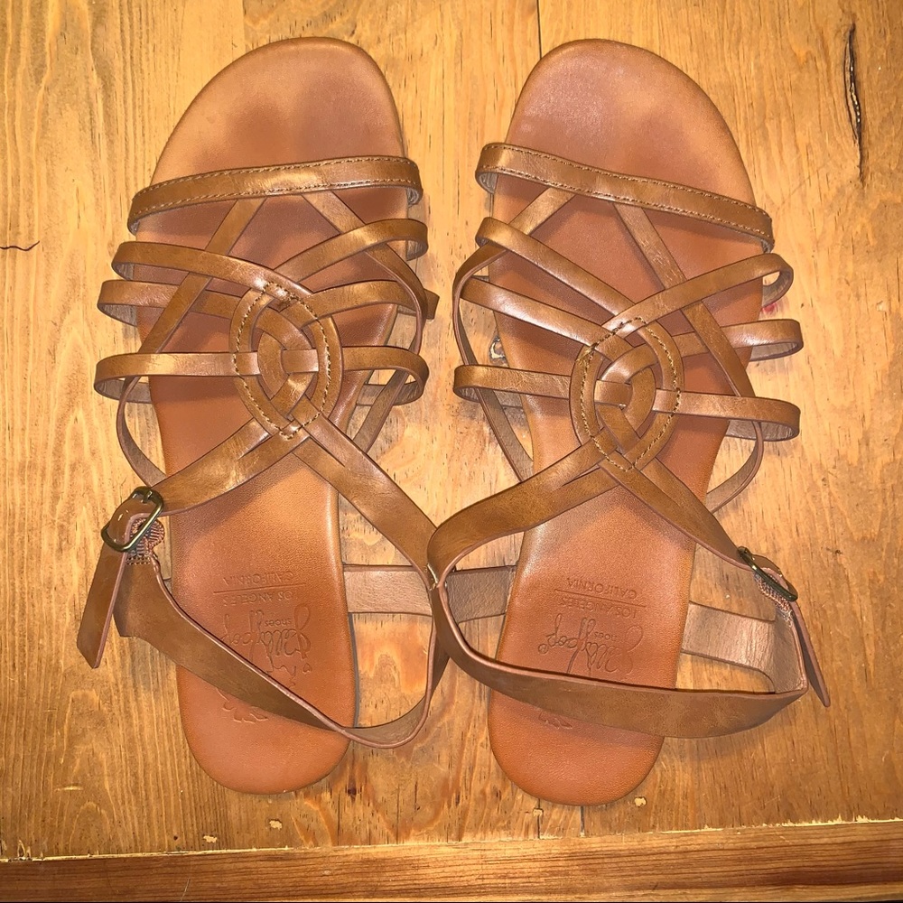Jellypop sandals, brown, size 10